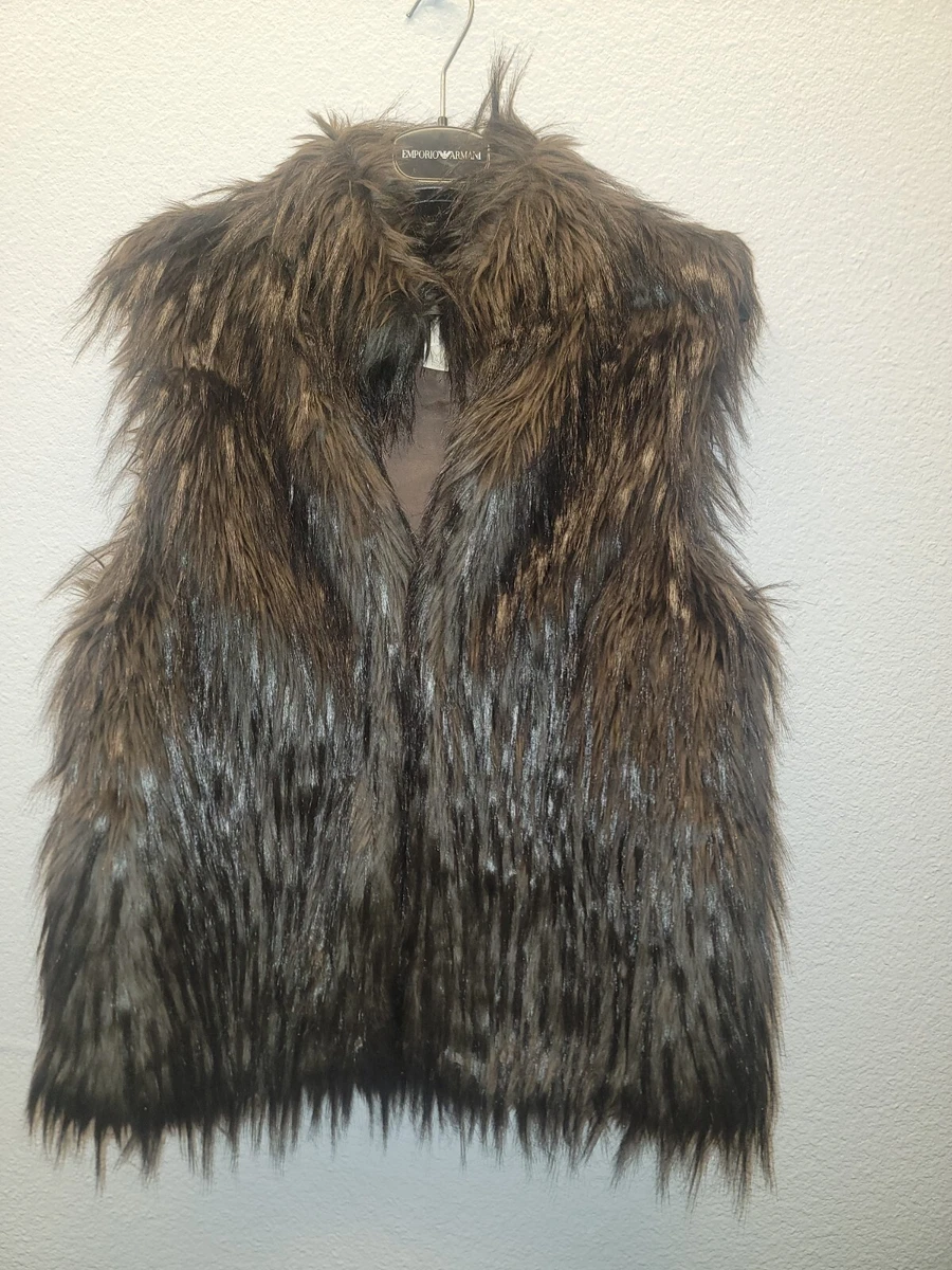 Michael kors vest faux fur sale