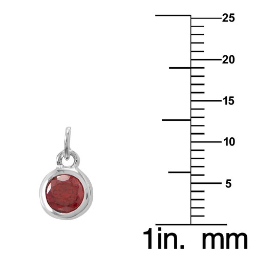 Collier breloque étoiles précieuses en argent sterling « Love You » et pierre de naissance - Photo 29/39