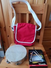 Percussion Set Musikinstrumente mit Geschänktasche Weihnachten