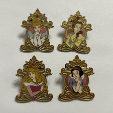 Disney pin trading 2006 Princess Set Of 4