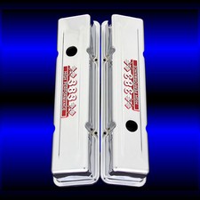 Chrome Sbc Valve Covers For 383 Stroker Small Block Chevy Factory Height