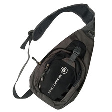 Gray Nylon Sling Bag Shoulder Backpack Unisex Men/Women Cycling Hiking Active