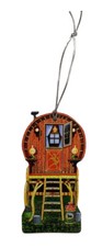 Gypsy Caravan Christmas Tree Decoration - Bow Top Gypsy Caravans WT49-D
