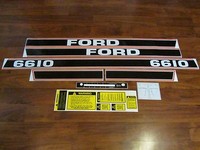 Ford Tractor Decal Set 6610 With Caution And Shifter Stickers 1115-1560 Ford Tractor Decal Set 6610 With Caution And Shifter Stickers 1115-1560