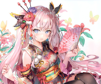 Anime girl  fan Playmat Gaming Mat