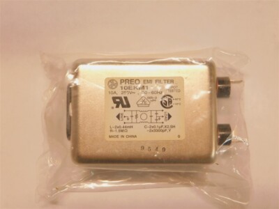 PREO Curtis Industries 10EKM1 10A 250VAC 50-60Hz Chassis Mount Line Filter