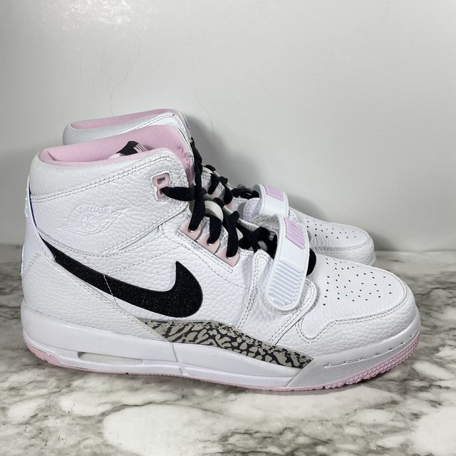 Nike Air Jordan Legacy 312 (gs) White/black/pink Foam At4040-106 Youth Size 7y for sale online 
