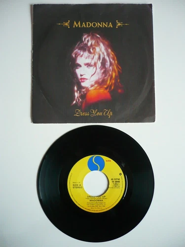 Madonna Dress You Up 7" Vinyl UK 1985 Sire 1st Press A1/B1 Single