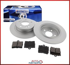 BREMSSCHEIBEN + BELÄGE HINTEN FÜR MERCEDES C-KLASSE W202 E-KLASSE W210 SLK R170