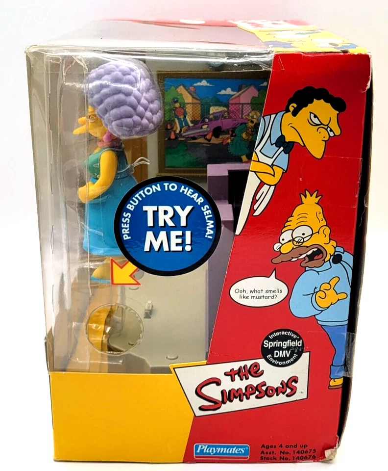 LOS SIMPSON SPRINGFIELD DMV EXCLUSIVO SELMA BOUVIER WOS 2002 NUEVO EN CAJA INTERACTIVO Foto 2 de 4