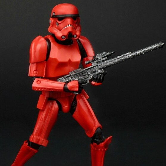 Star Wars The Black Series 6 Inch RED STORMTROOPER EE Exclusive