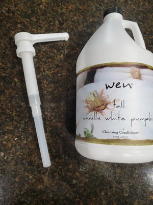 New Wen by Chaz Dean 1 Gallon Fall Vanilla White Pumpkin with New Pump