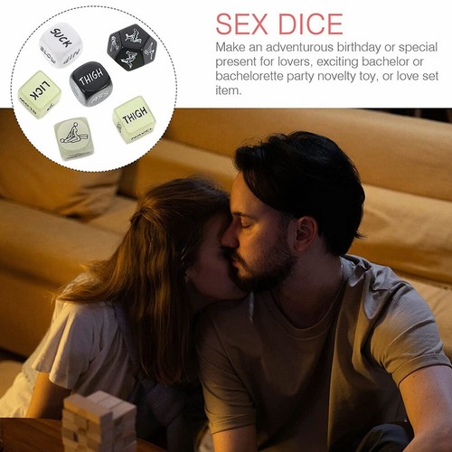 6PCS Couples Adult Love Dice Sex Position Funny Game Couple Prop Toy Set Party - Picture 6 of 6