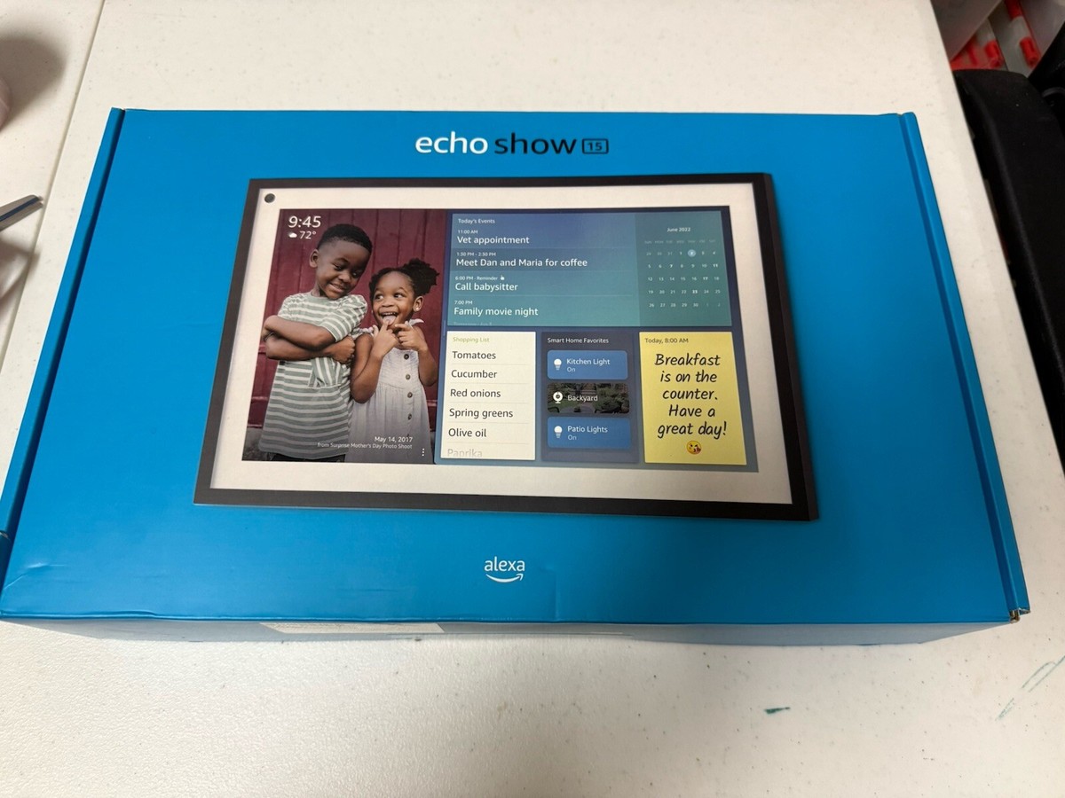 Amazon Echo Show 15 Smart Display + Alexa. New/Sealed 