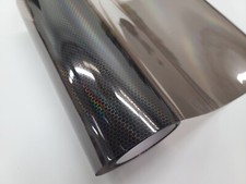 Gloss Honeycomb Pattern Holographic Headlight Tail Light Fog Tint Pvc Vinyl Wrap