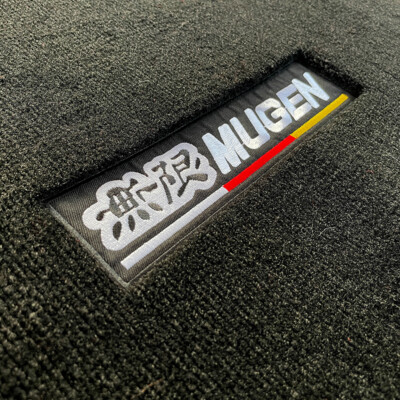 JDM MUGEN Nylon Floor Mats Carpets Front Rear 1set For 06-11 Honda