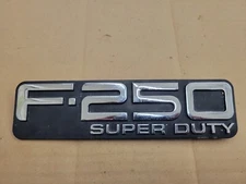 Ford OEM 1999-2004 F-250 Super Duty Fender Emblem Badge Logo Nameplate Name 
