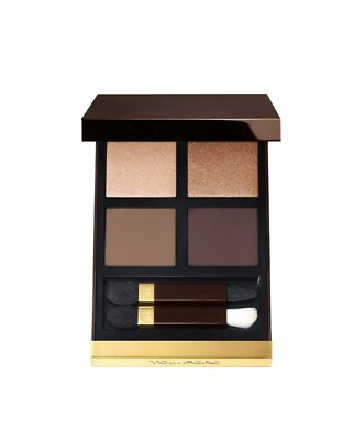 TOM FORD Eye Color Eye Shadow Quad Palette DE LA CREME 28 Gold Beige Taupe Brown