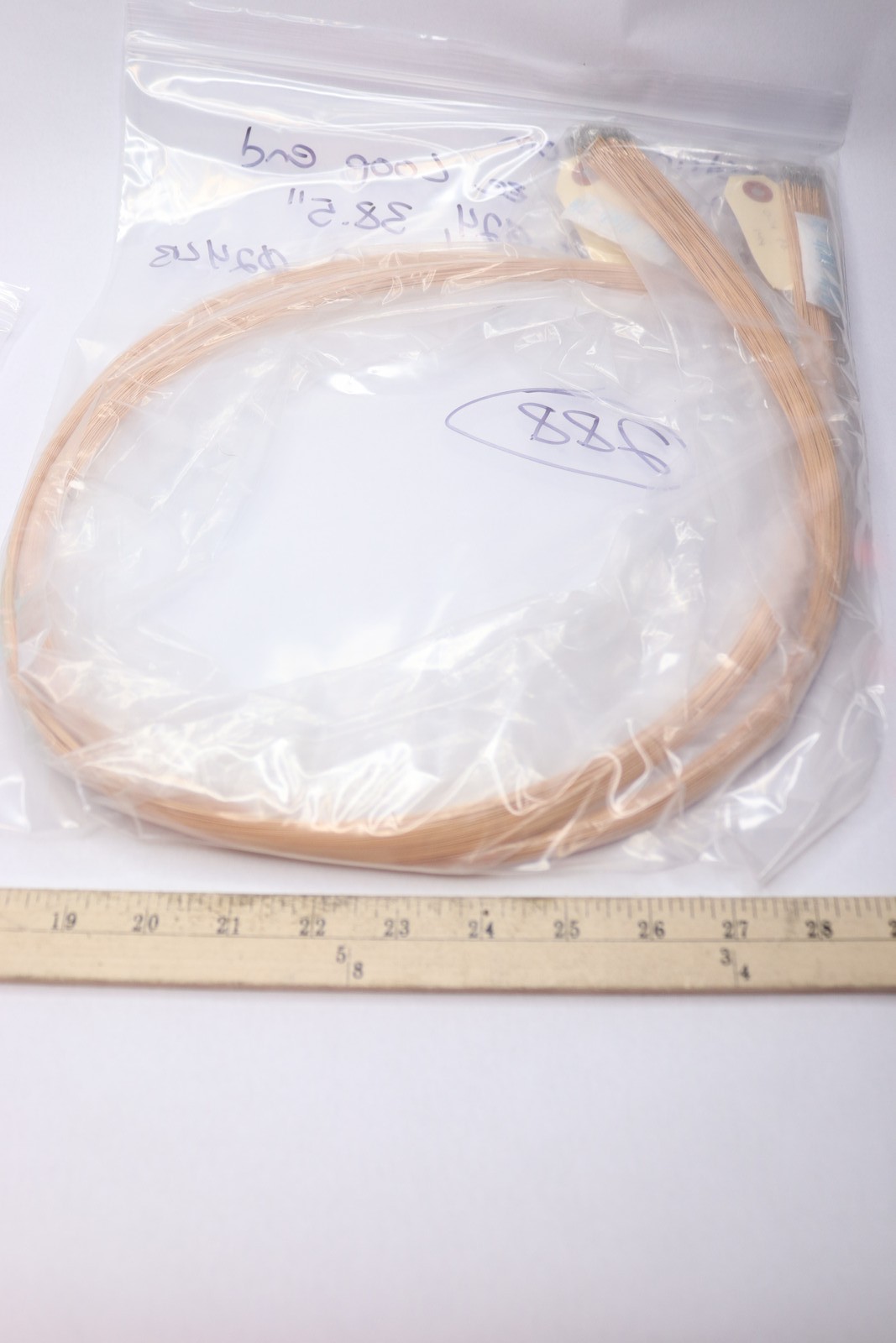 (288-Pk) JustStrings.com Loop End Mandolin Phosphor Bronze .024" x 38.5" Winding