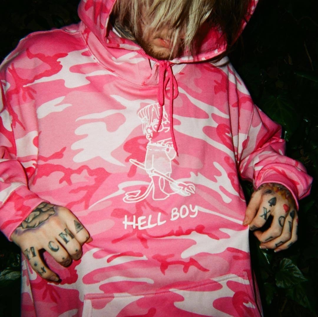 Superrradical Lil Peep Hellboy Hoodie Sweatshirt XL GBC Vinyl