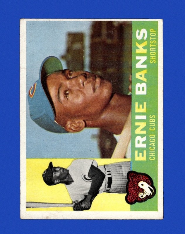 1960 Topps Set-Break # 10 Ernie Banks VG-VGEX *GMCARDS*