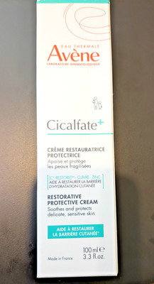 Avene Cicalfate+ Restorative Protective Cream - 3.3 fl oz / 100 ml - EXP 01/2029