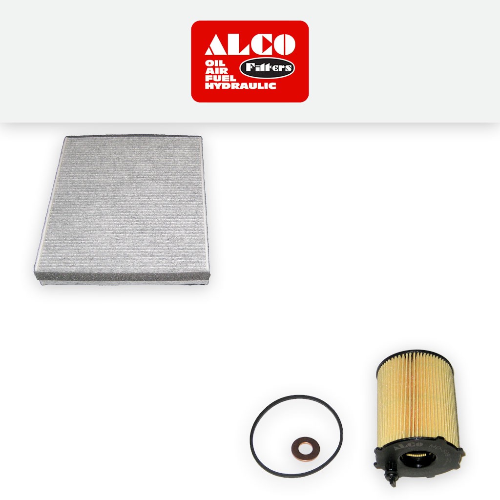 SERVICE KIT for FORD FOCUS MK3 1.6 TDCI ALCO OIL CABIN FILTERS (2010-2017)