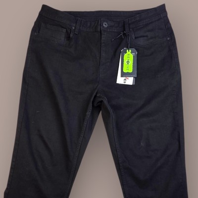 NWT The Perfect Jean NYC Athletic Fit Black Jeans Size 38 X 30 Stretch Denim Men