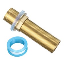 5" Faucet Mount Extension Shank Brass Threaded Pipe Lengthen Mounting Shank