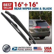 16" & 16" Rear Wiper Blade & Arm All season OEM Quality US All Season Set of 2