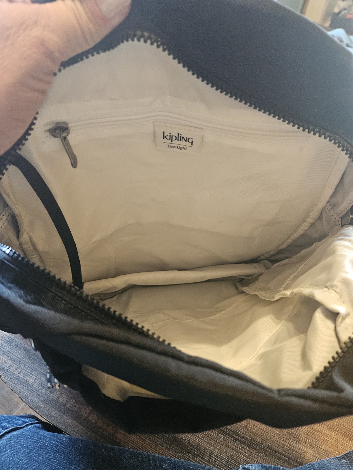 Kipling City Pack Medium Black Backpack Water Res… - image 3