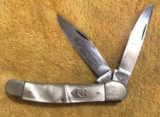 Copperhead 2 Blade Red Handle Buck Creek Soligen Knife