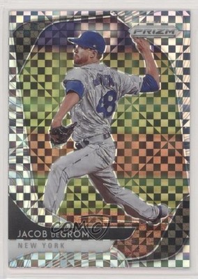 2020 Panini Prizm Power Plaid Prizm 64/75 Jacob deGrom #35 2p7