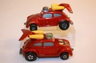 Two Vintage 1972 Matchbox / Lesney Superfast Volkswagen VW Flying Bug #11 Cars