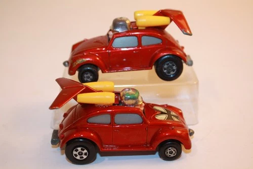 Two Vintage 1972 Matchbox / Lesney Superfast Volkswagen VW Flying Bug #11 Cars