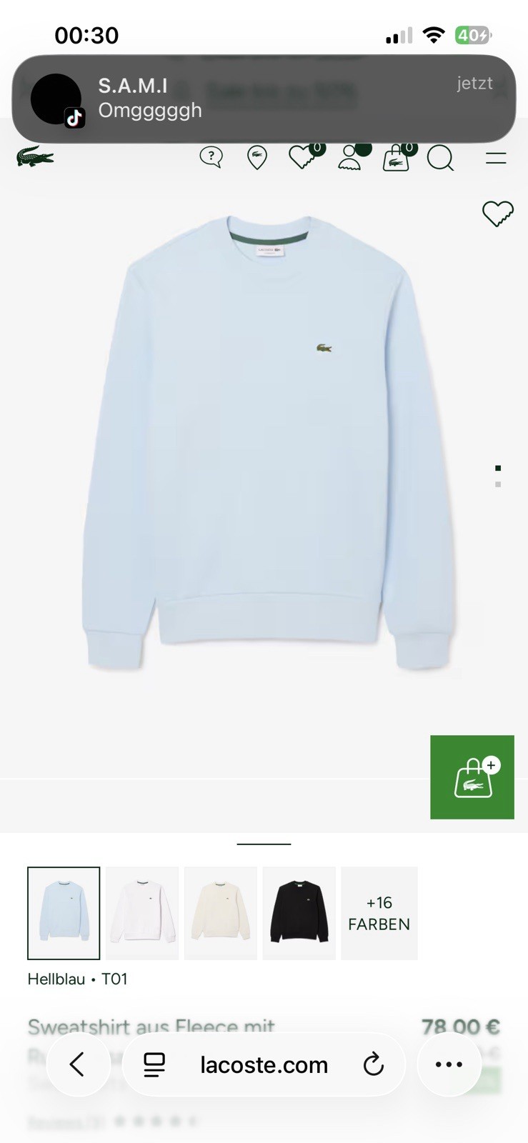 Babyblauer Lacost Pullover Für Damen Und Herren Wünderschön Babyblauer Lacost Pullover Für Damen Und Herren Wünderschön