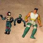 Vintage GI Joe Figures Lot Of 3