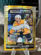 2021-22 O-Pee-Chee Platinum Marquee Rookie Seismic Gold Frederic Allard #44/50