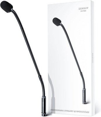MRSDY Gooseneck Microphone, 23 Inch DJ Microphone for Audio Mixer, Professional