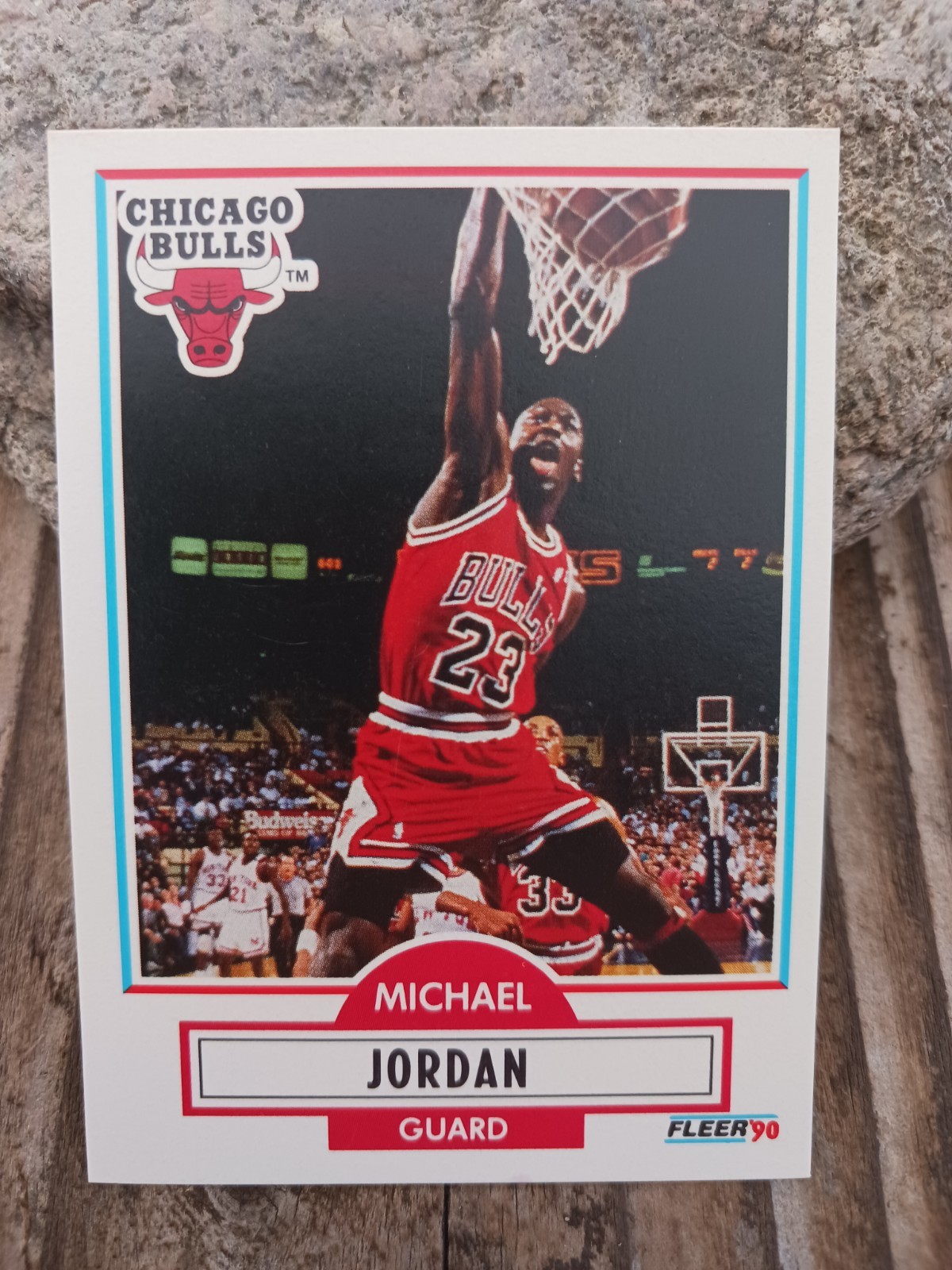 1990 Fleer Michael Jordan No Stat Line #26 B
