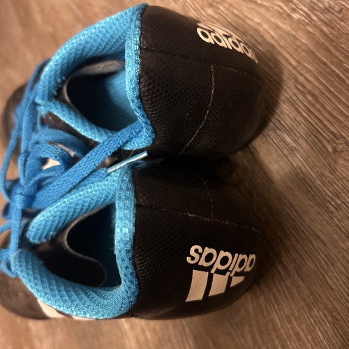 Adidas Conquisto Jungen Schuhe schwarz & blau Fußballschuhe B25593 Größe 5 sehr schön - Bild 7 von 7