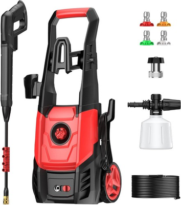 #ad Electric Pressure Washer 2.5 GPM Power Washer with 4 Quick Connect Nozzles $96.00