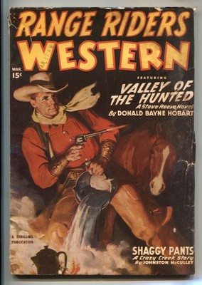 Range Riders Western Pulp March 1950 Steve Reese - Shaggy Pants G/VG
