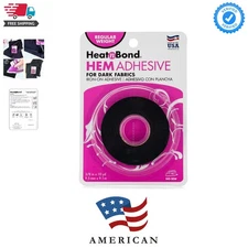Hem Iron-On Adhesive, Regular Weight, Black
