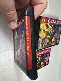 Sega GENESIS Authentic STREETS OF RAGE 3 Completed with NEW  Manual