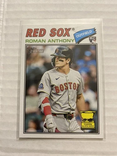 2025 Topps Heritage Rookie Roman Anthony Red Sox All-Star Rookie Card #86
