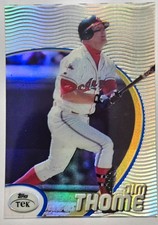  1998 Topps Tek #89 Jim Thome Pattern #68 (Acetate) Holo HOF 