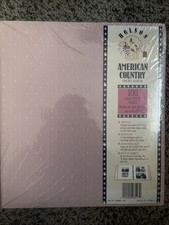 Vintage Holson American Country 100 Page Photo Album 3 Ring -New In Plastic Pink