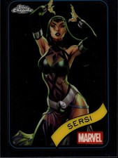 2025 Topps Chrome Marvel Sersi Card #77