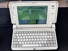 Tandy 1100FD Laptop Computer DeskMate Vntg '89 Boots.